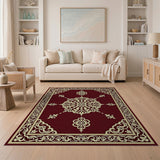 Ornate Red Persian Medallion No. 2 Area Rug