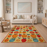 Vibrant Fruit Medley Area Rug