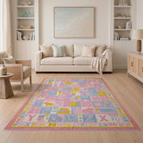 Playful ABC Alphabet Animals Kids Rug