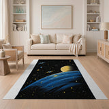 Cosmic Galaxy Planets Area Rug