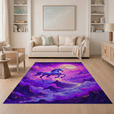 Purple Unicorn Dreamscape Area Rug