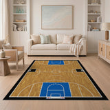 Basketball Court Area Rug - Magic vs Bird