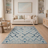 Blue Trellis Heritage Tribal Area Rug