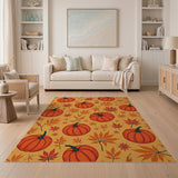 Autumn Pumpkin Patch Area Rug