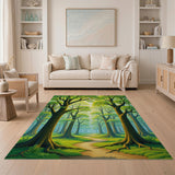 Sunny Forest Path Area Rug