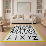 Playful Alphabet ABC Kids Area Rug