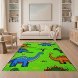 Kids Cartoon Dinosaur Area Rug
