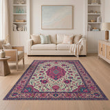 Exquisite Multi-Color Persian Floral Area Rug