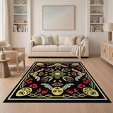 Tribal Sun Faces Area Rug