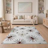 Starlit Spider Web Pattern Area Rug