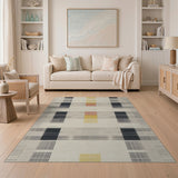 Multi-color and Patterns Modern Geometric Multi-Color Area Rug