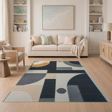 Abstract Geometric Modern Area Rug