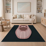 Pink Ballet Slipper Area Rug