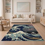 Great Wave Sakura Blossom Area Rug