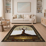 Gold and Silver Golden Celtic Tree of Life Heritage Rug