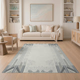 Heritage Tribal Grey Heritage Tribal Geometric Area Rug