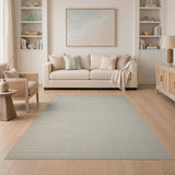 Geometric Modern Grid Beige Grid Woven Area Rug