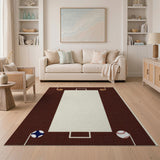 Baseball Diamond Play Rug