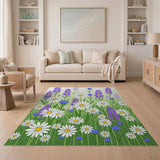 Liatris Daisy Cornflower Wildflower Meadow Rug