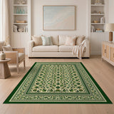 Green Clover Vine Persian Area Rug