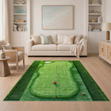 Golf Green Putting Area Rug