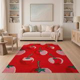 Vibrant Cherry Pattern Area Rug
