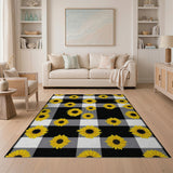 Sunflower Buffalo Check Area Rug