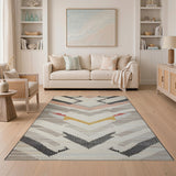 Zigzag Multi-Color Southwestern Area Rug