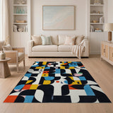 Vibrant Geometric Multi-Color No. 4 Area Rug