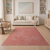 Pink Pebble Shag Area Rug