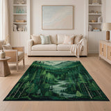Emerald Forest Valley River Area Rug