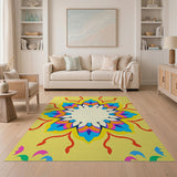 Vibrant Mandala Multi-Color Area Rug