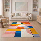 Bold Geometric Multi-Color No. 3 Area Rug