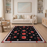 Red Dice Arcade Geometric Area Rug