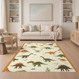 Dinosaur Friends Kids Washable Area Rug