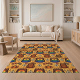 Rainbow Adventure Backpack Kids Washable Area Rug