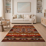 Southwestern Geometric Navajo-Inspired Area Rug