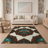 Heritage Tribal Pyramid Desert Area Rug