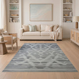 Southwestern Grey Geometric Southwestern Area Rug
