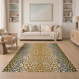 Wild Leopard Print Area Rug