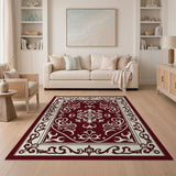 Traditional Persian Red Ornate Red Traditional Persian Area Rug