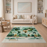 Global Forest World Map Adventure Rug