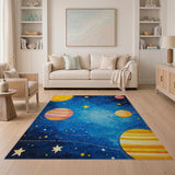 Cosmic Kids Space Adventure Area Rug