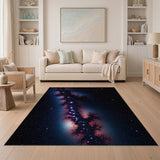 Cosmic Nebula Fractal Area Rug