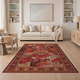 Red Traditional Persian Area Rug