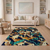 Isometric Pueblo Village Area Rug