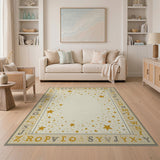 Starry Alphabet Kids Area Rug