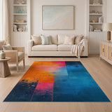 Vibrant Geometric Multi-Color No. 11 Area Rug