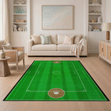 Soccer Field Play Area Rug