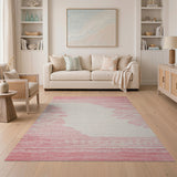 Pink Heritage Tribal Stripe Area Rug